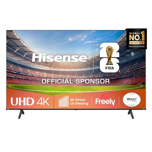 Hisense 75" 75A6QTUK 4K Ultra ...ly, Disney +, YouTube, Netflix - down 7.56% (£49.00) to £599.00 from £648.00