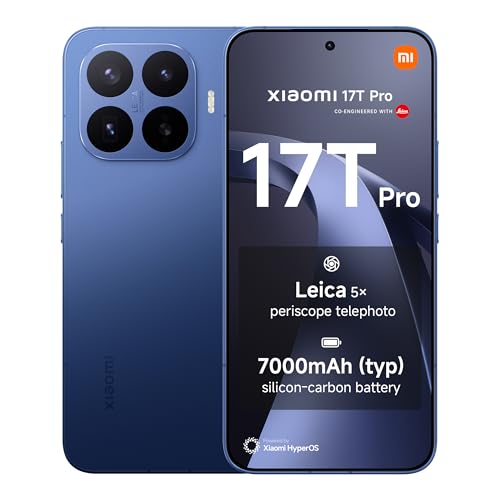 XIAOMI 17T Pro Smartphone 12+2... Deep Blue 6.83" 144Hz Display - down 25.03% (£200.00) to £599.00 from £799.00