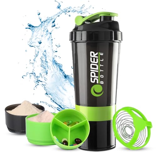 Active 100 Protein Shaker Bott...n Shakes & Supplements (Green) - down 14.92% (£0.67) to £3.82 from £4.49
