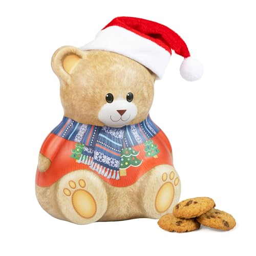Christmas Bear with Hat Gift S...scuits Gifts for Women and Men - down 32.92% (£1.84) to £3.75 from £5.59