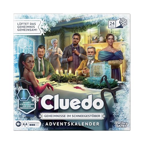 Cluedo Advent Calendar: Secret...nder Snowfall - German Version - down 10.01% (£1.53) to £13.75 from £15.28