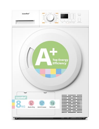 COMFEE' 8kg Heat Pump Tumble Dryer Energy Class A+ White - down 17.14% (£60.00) to £289.99 from £349.99