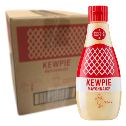 Kewpie Mayonnaise 355ml (Pack ...Flavour | No MSG & Gluten-Free - down 21.68% (£6.01) to £21.71 from £27.72