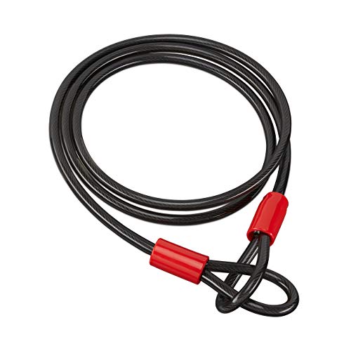 Relaxdays Loop Cable 2m, For B...l Cable, Long Bike Lock, Black - down 43.14% (£7.01) to £9.24 from £16.25