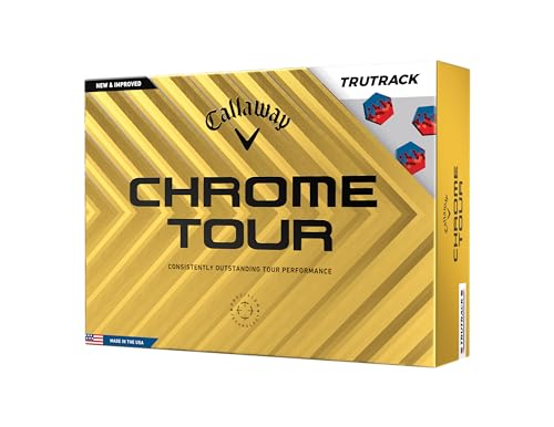 Callaway Golf Chrome Tour Golf Ball, Tru Track - down 36.00% (£19.80) to £35.20 from £55.00