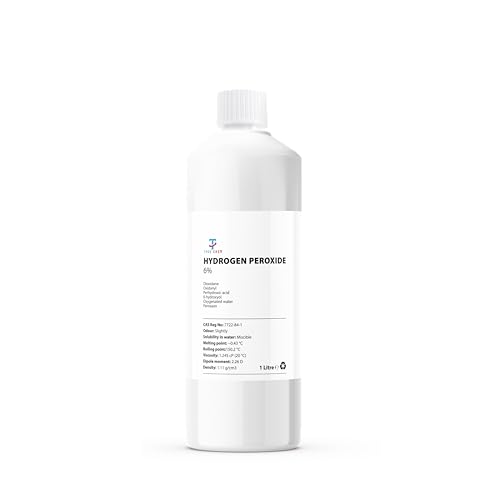 True Chem - Hydrogen Peroxide 6% Solution, 20 Vols, 1 Litre - down 31.62% (£3.50) to £7.57 from £11.07
