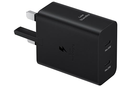 Samsung Galaxy Official 50W Du... USB-C to C Data Cable), Black - down 59.32% (£35.00) to £24.00 from £59.00