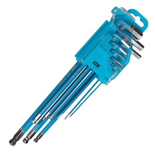 OX Pro Long Arm Hex Allen Key ...c S2 Steel Ball End OX-P322609 - down 21.31% (£2.76) to £10.19 from £12.95