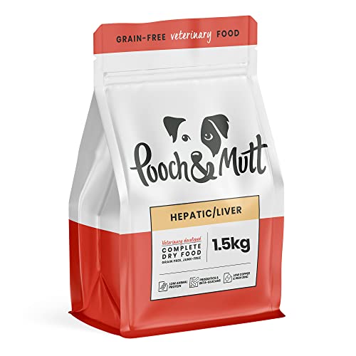 Pooch & Mutt – Veterinary Diet...d (Grain Free), Hepatic, 1.5kg - down 45.22% (£9.18) to £11.12 from £20.30