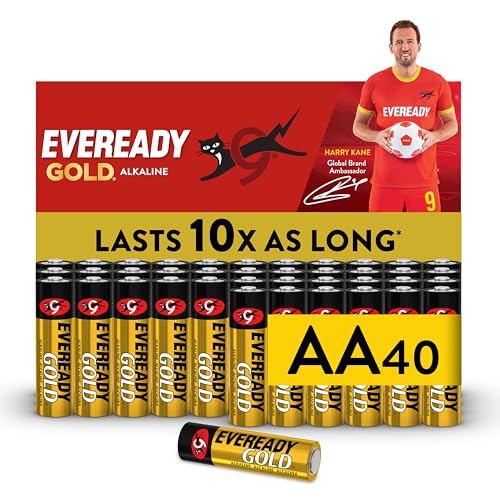 Eveready Gold by Energizer - A...Packaging - 10 Year Shelf Life - down 19.97% (£2.33) to £9.34 from £11.67
