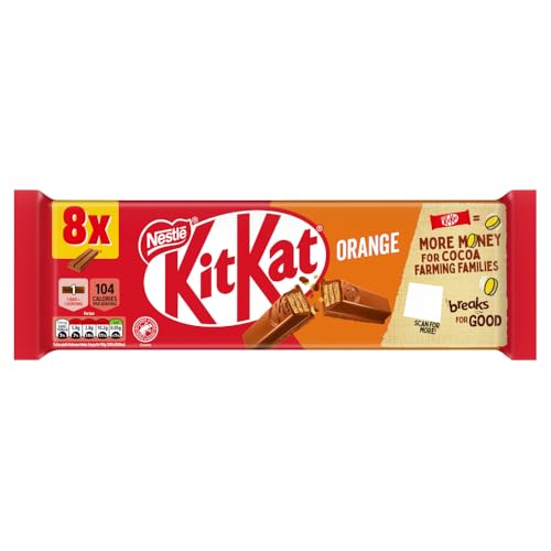 KitKat 2 Finger Orange Chocola...ltipack, 8 x 20.7g | Pack of 1 - down 26.27% (£0.57) to £1.60 from £2.17