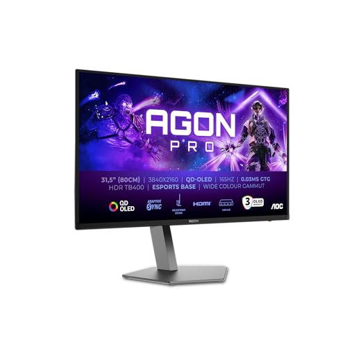 AOC AG326UDAM 32" UHD Gaming M...x 2.1 DP 1x 1.4 USB Hub) Black - down 26.62% (£180.99) to £499.00 from £679.99