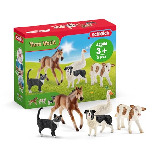 Schleich Farm World - 5PC Real...oddlers - Kids Ages 3+ | 42386 - down 42.52% (£8.50) to £11.49 from £19.99
