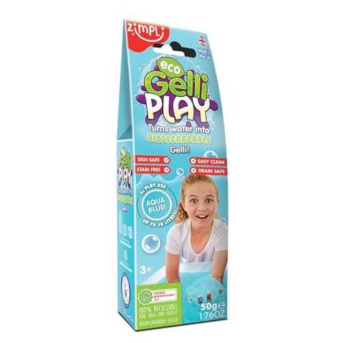 ZIMPLI - Eco Gelli Play Aqua, ... Play, Certified Biodegradable - down 9.84% (£0.18) to £1.65 from £1.83
