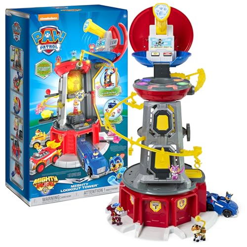 Paw Patrol, Mighty Lookout Tow...), Kids Toys for Ages 3 and up - down 31.15% (£40.38) to £89.25 from £129.63