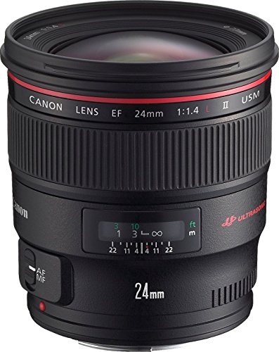 Canon Fixed Focal Length EF 24 mm f/1.4L II USM Lens - down 10.00% (£88.90) to £800.12 from £889.02