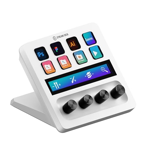 Elgato Stream Deck + White, Au...io Mixer and Studio Controller - down 22.22% (£40.00) to £139.99 from £179.99