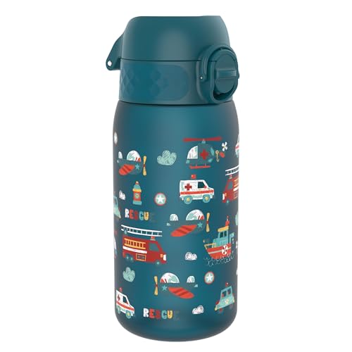 ION8 Kids Water Bottles, 350ml...rinking, Teal, Rescue Vehicles - down 34.56% (£4.49) to £8.50 from £12.99