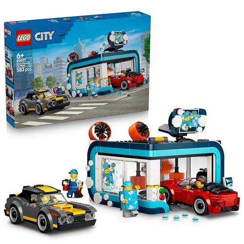 LEGO City Drive-Through Car Wa...a for 6+ Year Old Boys - 60497 - down 34.98% (£17.48) to £32.49 from £49.97