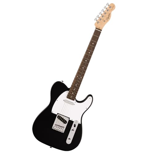 Squier by Fender Debut Telecas...eginner Electric Guitar, Black - down 15.87% (£21.10) to £111.89 from £132.99