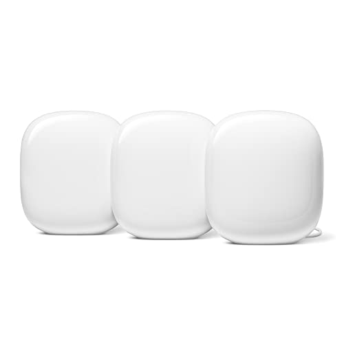 Google Wifi Pro – Wi-Fi 6E Rel...overage Mesh router snow, 3-Pk - down 18.92% (£70.00) to £299.99 from £369.99