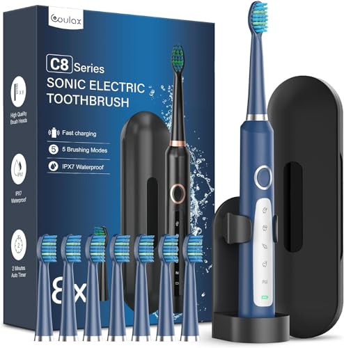 Sonic Electric Toothbrush for ...t Charge, 2 Minute Smart Timer - down 25.15% (£5.53) to £16.46 from £21.99