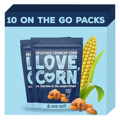 LOVE CORN Sea Salt Crunchy Cor...ed Graze, On-The-Go Snacks, UK - down 57.22% (£9.15) to £6.84 from £15.99