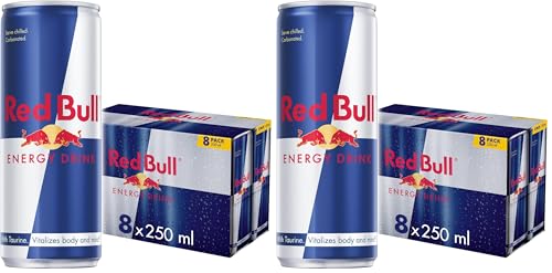 Red Bull Energy Drink 250 ml x 8 (Pack of 2) - down 25.00% (£4.00) to £12.00 from £16.00