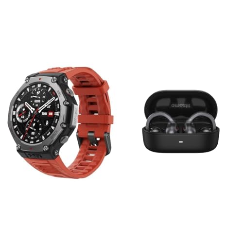 Amazfit T-Rex 3 Lava + OWS Bluetooth 5.3 Headphones - down 19.53% (£62.50) to £257.48 from £319.98