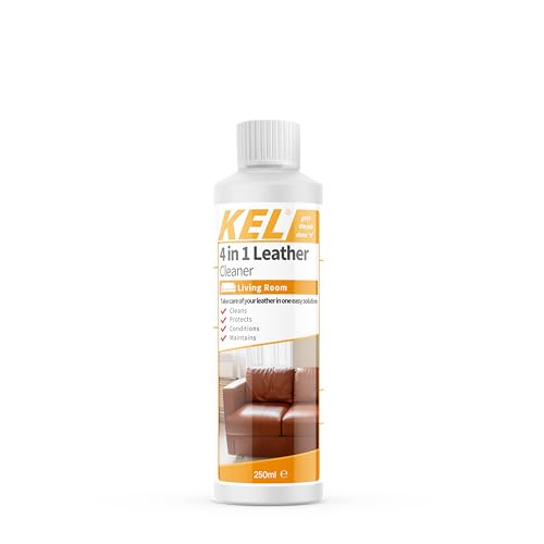 KEL - 4 in 1 Leather Cleaner, ...urniture & Accessories - 250ml - down 41.83% (£3.97) to £5.52 from £9.49
