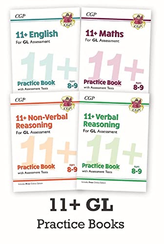 11+ GL Ages 8-9 Practice Book ...erbal and Non-Verbal Reasoning - down 10.67% (£2.80) to £23.44 from £26.24