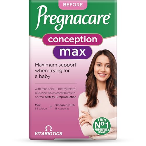 Pregnacare Max Fertility and C...lity, Conception and Ovulation - down 30.46% (£5.41) to £12.35 from £17.76
