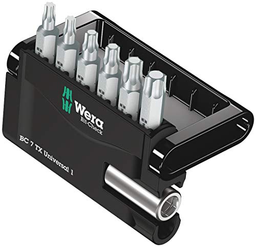 Wera 05056294001 Mini-Check Se...rill/Drivers, Torx TX10-40 7pc - down 46.11% (£5.99) to £7.00 from £12.99