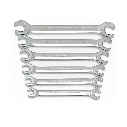 GEARWRENCH 6 Pc. Flare Nut Wrench Set, Metric - 81906 - down 10.01% (£3.07) to £27.60 from £30.67