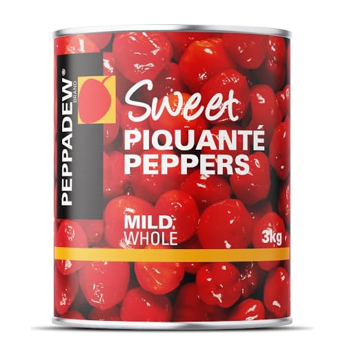 Peppadew Peppers, Sweet Whole ...ar Snacks and Nibbles, 3kg Can - down 32.92% (£3.95) to £8.05 from £12.00