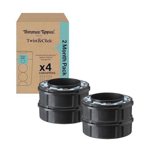 Tommee Tippee Twist and Click ...lue, 4 X 10.5m (pack may vary) - down 33.61% (£8.42) to £16.63 from £25.05