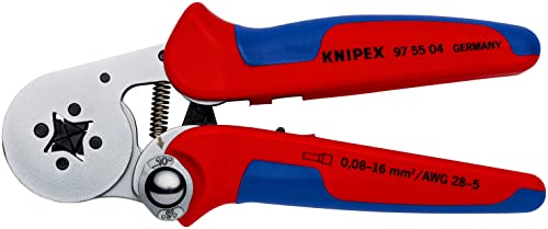 KNIPEX Self-Adjusting Crimping...nt Handles 180 mm, 97 55 04 SB - down 8.26% (£11.71) to £130.05 from £141.76