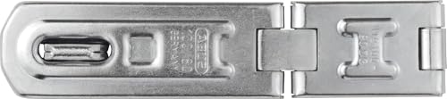 ABUS 100/80 DG Hinged Hasp and Staple - down 47.62% (£4.41) to £4.85 from £9.26