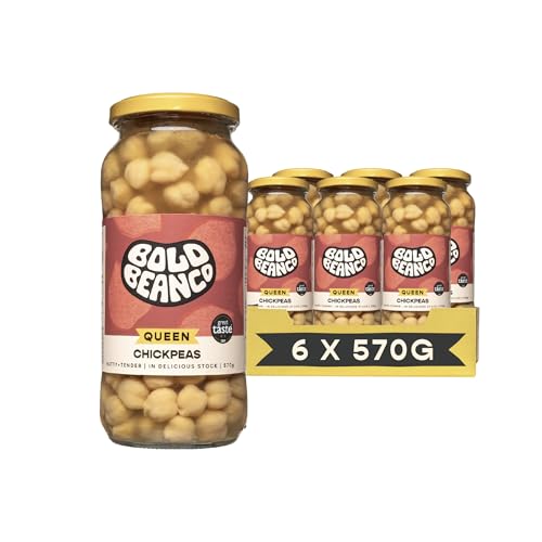 Bold Bean Queen Chickpeas 6 x ...gan, Gluten Free Pantry Staple - down 23.99% (£4.64) to £14.70 from £19.34