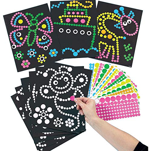 Baker Ross ET113 Dotty Sticker..., Arts and Crafts, 27cm x 20cm - down 33.50% (£2.76) to £5.48 from £8.24