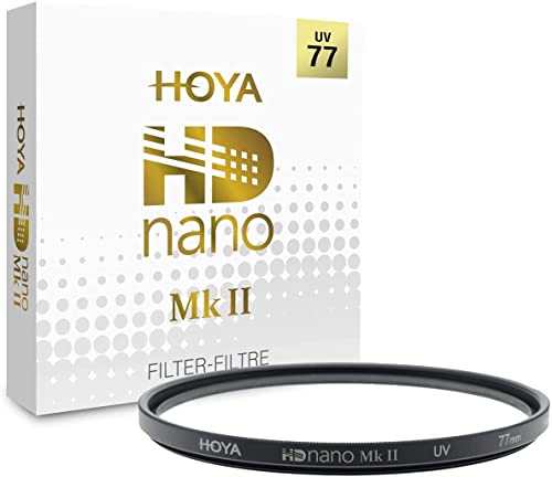 Hoya YYU4177 UV filter HD Nano MkII, Black, ø77 mm - down 25.25% (£25.00) to £74.00 from £99.00