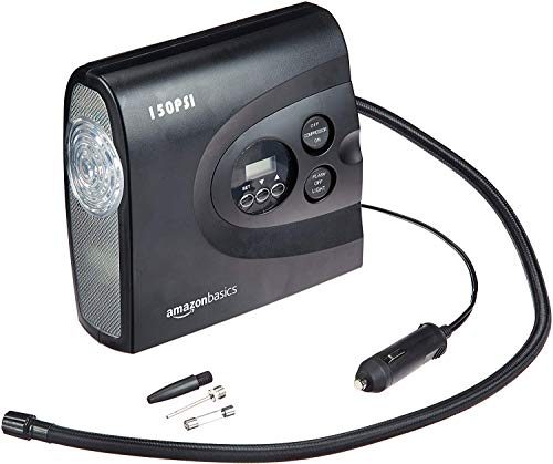 Amazon Basics Compact Portable... Light, DC 12V, 150 PSI, Black - down 24.85% (£5.90) to £17.84 from £23.74