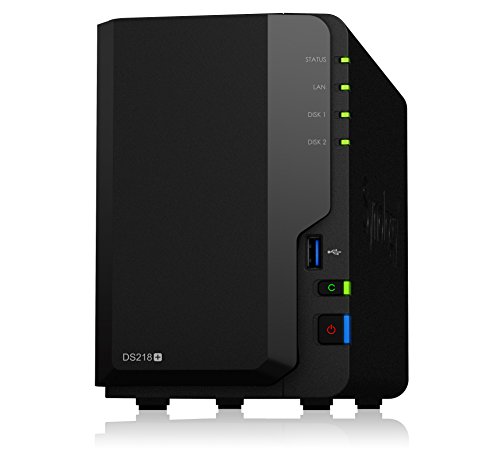 Synology DiskStation DS218+ NA...355 Ethernet LAN Compact Black - down 10.00% (£29.08) to £261.69 from £290.77