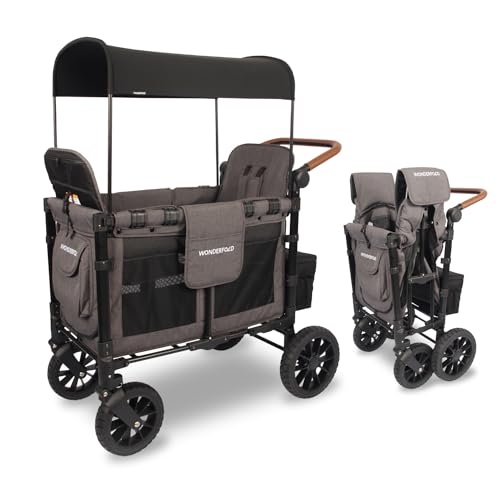 WonderFold W2 Luxe Stroller Wagon Charcoal Grey - down 31.55% (£245.28) to £532.22 from £777.50