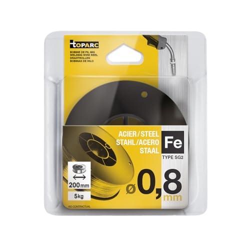 GYS 086128 0.8mm 5Kg Steel MIG Wire, black - down 25.98% (£5.72) to £16.30 from £22.02