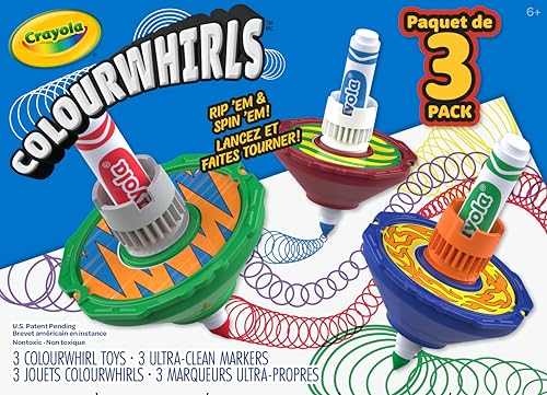 CRAYOLA Colourwhirls (3 Pack) ...nnin Colouring Fun for Ages 6+ - down 61.59% (£8.00) to £4.99 from £12.99