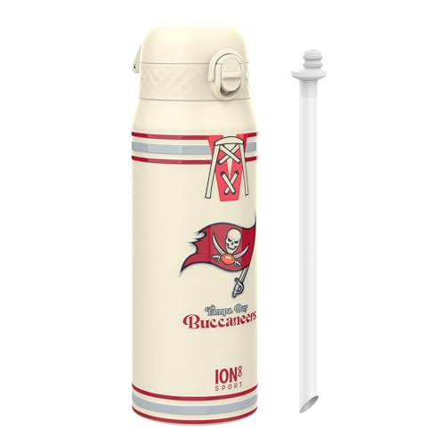 NFL Tampa Bay Buccaneers Sport...Flip Cover, Metal Water Bottle - down 10.00% (£2.25) to £20.24 from £22.49