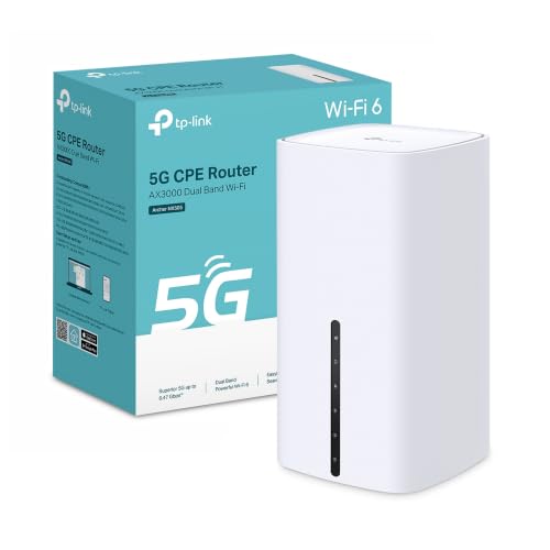 New TP-Link Archer NX505 5G Ro...SIM Slot, AX3000 WiFi 6 Router - down 37.34% (£149.00) to £249.99 from £398.99