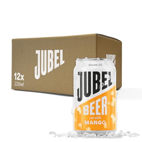 JUBEL Mango Beer (12x330ml) - ... Fruit Beer | B Corp Certified - down 24.84% (£5.95) to £18.00 from £23.95