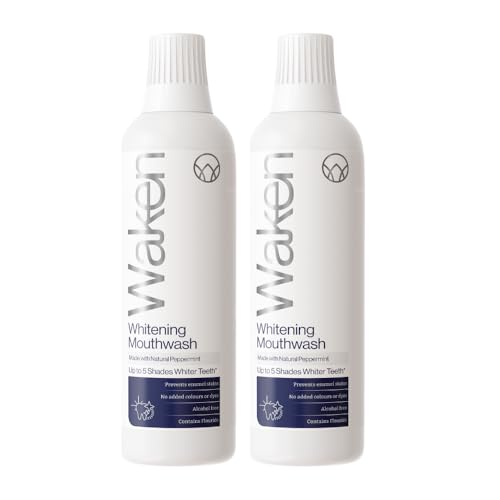 Waken, 500ml Whitening Mouthwa...ble, White, Packaging May Vary - down 47.00% (£4.70) to £5.30 from £10.00